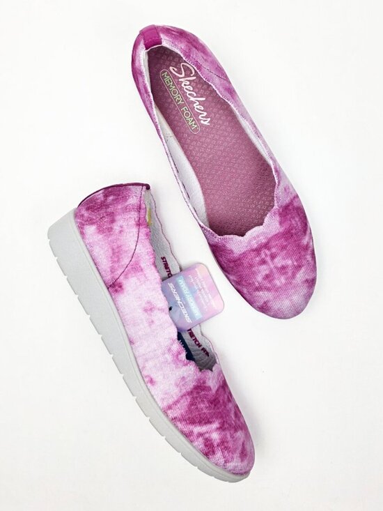 Skechers Shoes - Skechers Cleo FLEX Wedge Tie Dye Pink NEW - 8.5